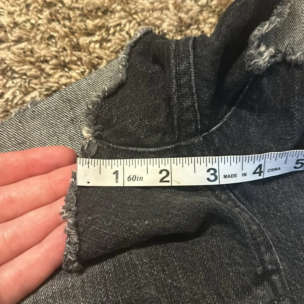 Madewell Relaxed Denim Shorts Black Size 31